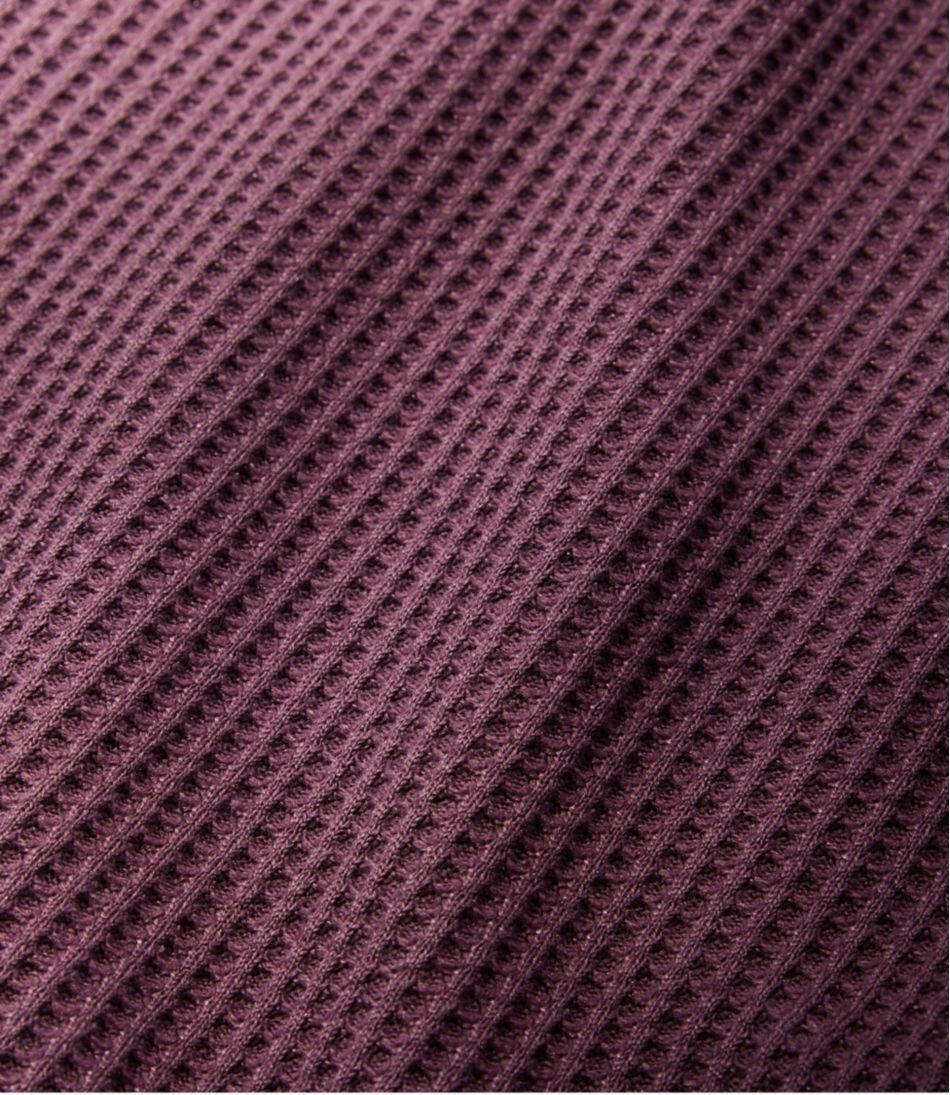 Women's Birchwood Brushed Waffle Top, Crewneck / L.L.Bean