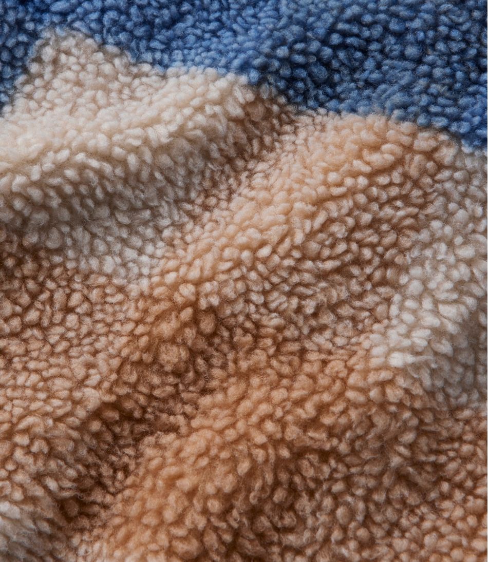 Women's Bean's Sherpa Fleece Coat, Print / L.L.Bean