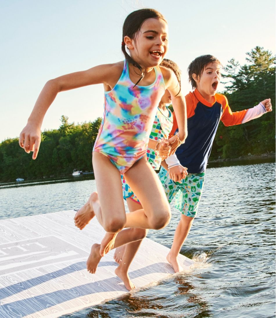 Girls' Watersports Swimwear, One-Piece / L.L.Bean