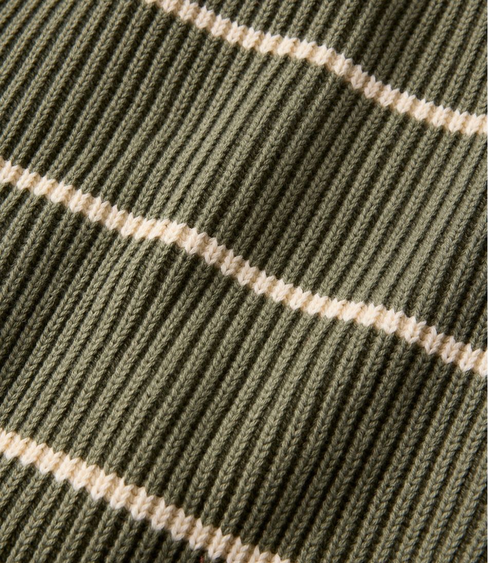 Men's Mariner Rib Crew Sweater, Stripe / L.L.Bean
