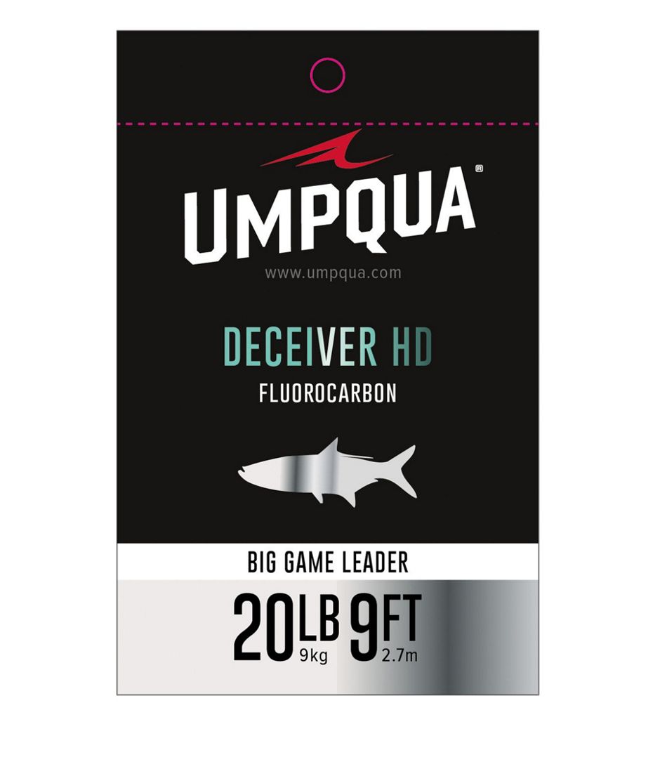 Umpqua Deceiver HD Big Game Fluorocarbon Leader, 9' / L.L.Bean