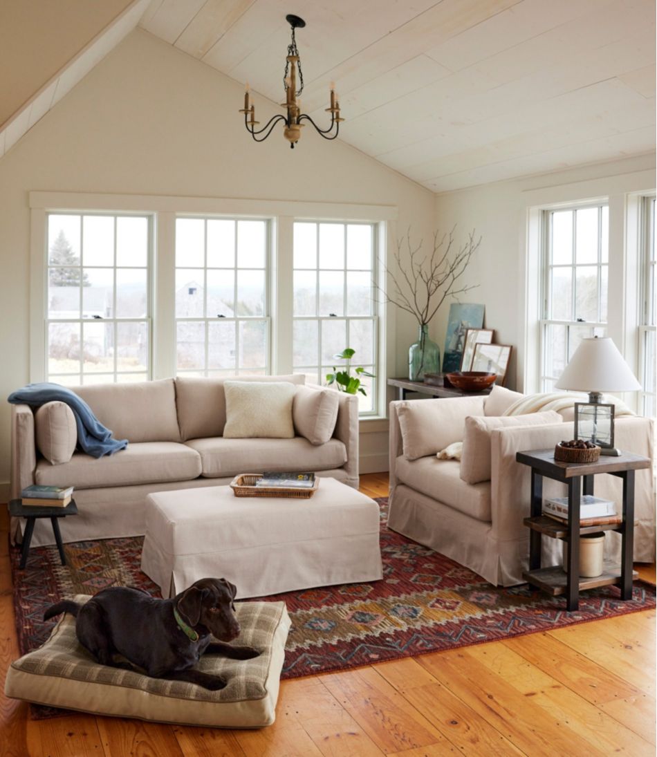 Double Border Wool Hooked Rug, Sienna Multi / L.L.Bean