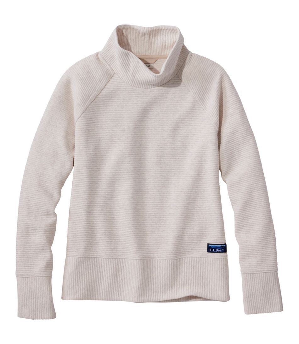 Women's Lakewashed Double-Knit Funnelneck / L.L.Bean