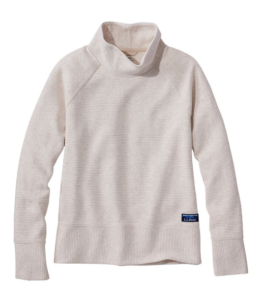 Women's Lakewashed Double-Knit Funnelneck / L.L.Bean
