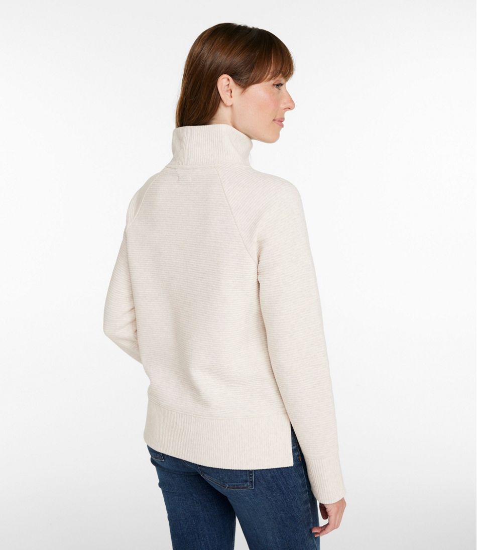 Women's Lakewashed Double-Knit Funnelneck / L.L.Bean
