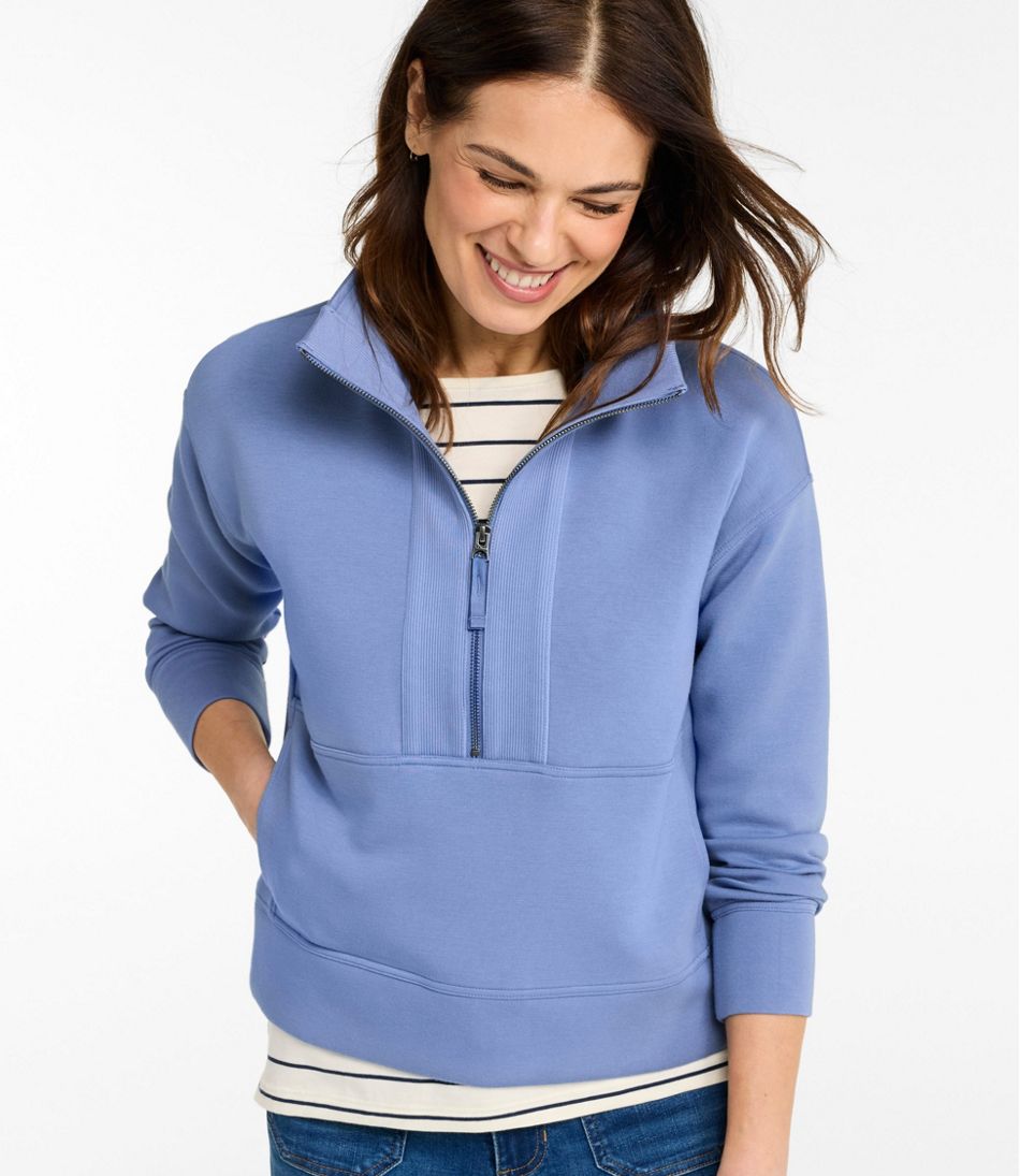 Women's CloudSoft Top, Half-Zip Pullover / L.L.Bean