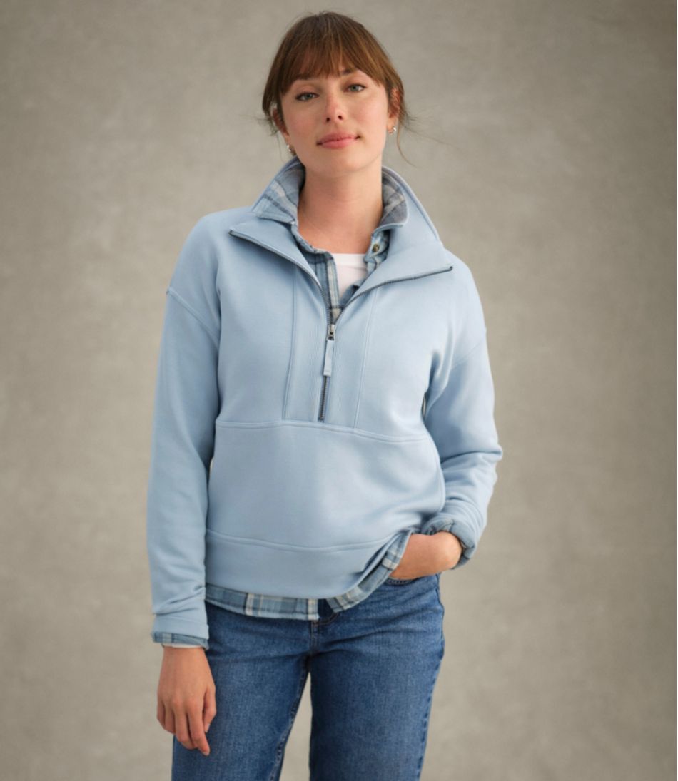 Women's CloudSoft Top, Half-Zip Pullover / L.L.Bean