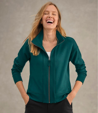 Women's CloudSoft Top, Full-Zip / L.L.Bean