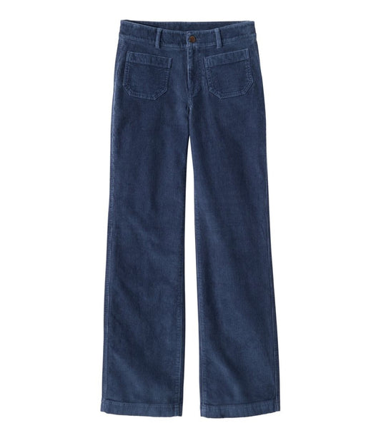 Women's 207 Vintage Corduroy Patch Pocket Pants, Mid-Rise Wide Straight-Leg / L.L.Bean