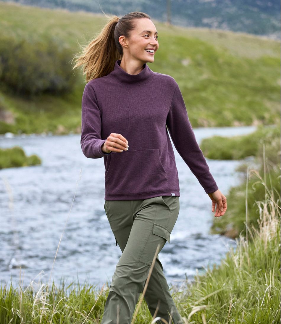 Women's Mountainside Micro Waffle Pullover / L.L.Bean