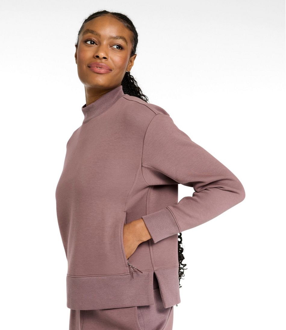 Women's Multisport Mockneck Pullover Sweatshirt / L.L.Bean