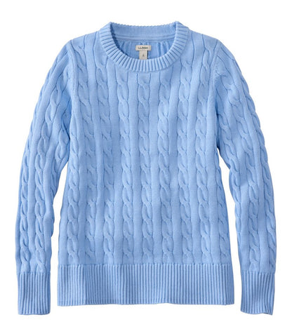 Women's The Original Double L® Sweater, Cable Crewneck / L.L.Bean