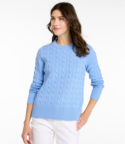 Women's The Original Double L® Sweater, Cable Crewneck / L.L.Bean