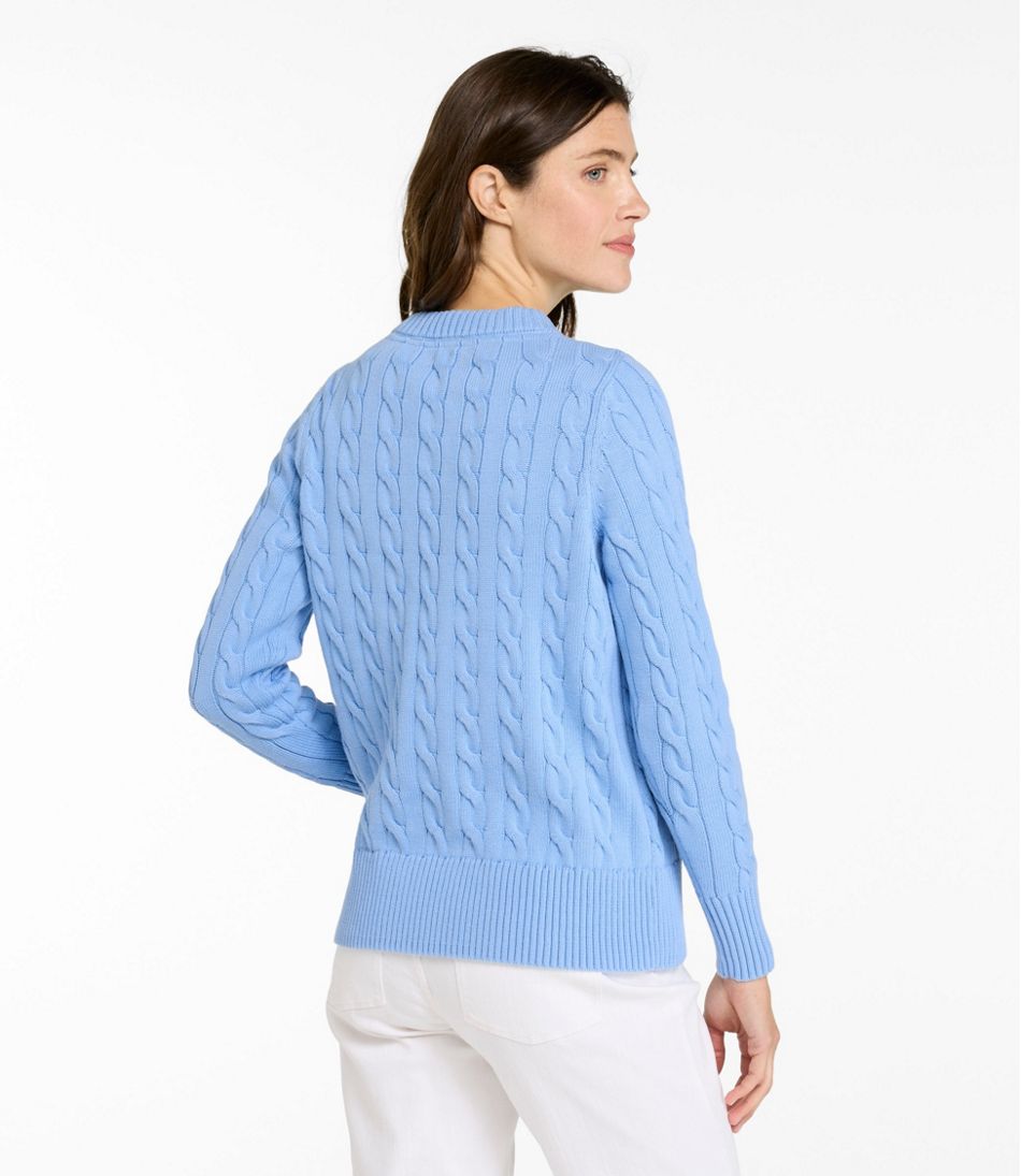 Women's The Original Double L® Sweater, Cable Crewneck / L.L.Bean