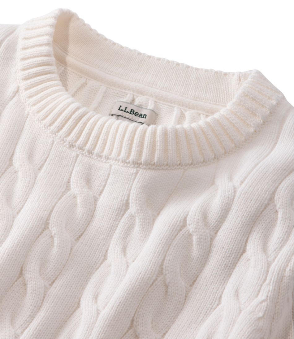 Women's The Original Double L® Sweater, Cable Crewneck / L.L.Bean