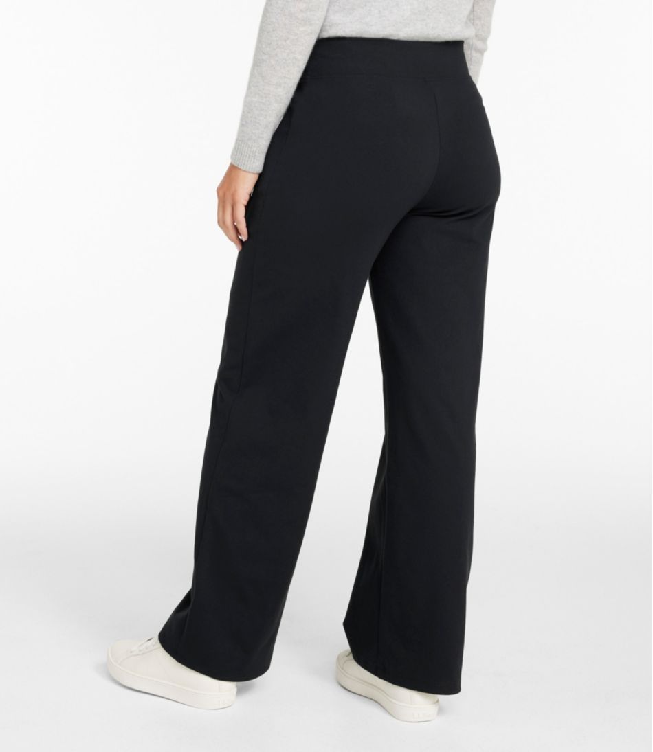 Women's Go-Anywhere Pants, High-Rise Wide-Leg / L.L.Bean