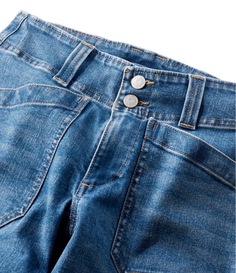 Women's 1912 Field Denim Pants, Mid-Rise Ankle Utility / L.L.Bean