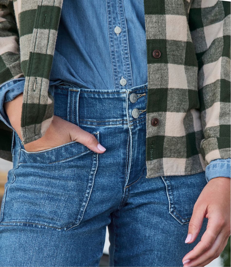 Women's 1912 Field Denim Pants, Mid-Rise Ankle Utility / L.L.Bean
