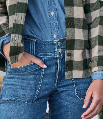 Women's 1912 Field Denim Pants, Mid-Rise Ankle Utility / L.L.Bean