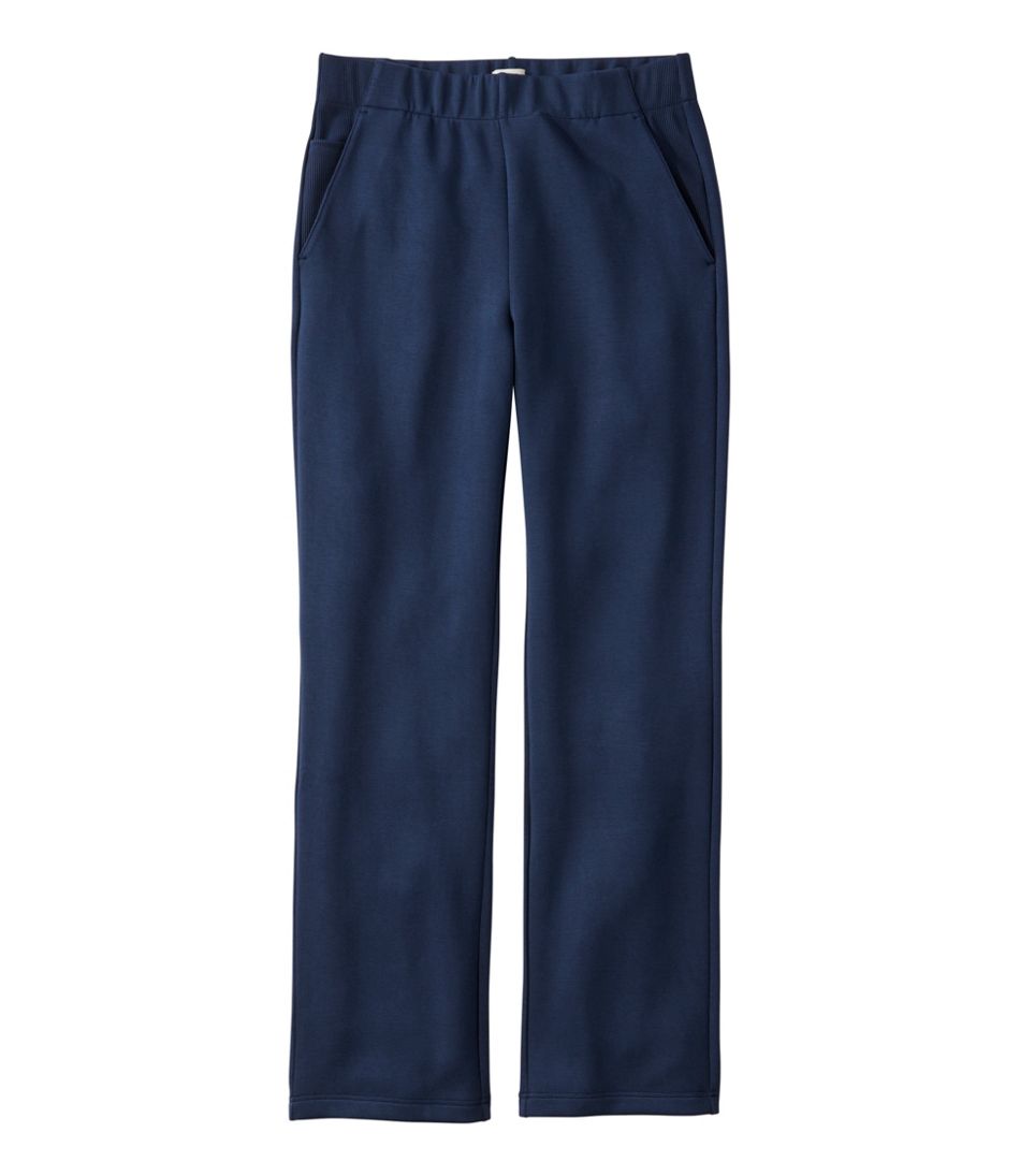 Women's CloudSoft Pants, Mid-Rise Straight-Leg / L.L.Bean