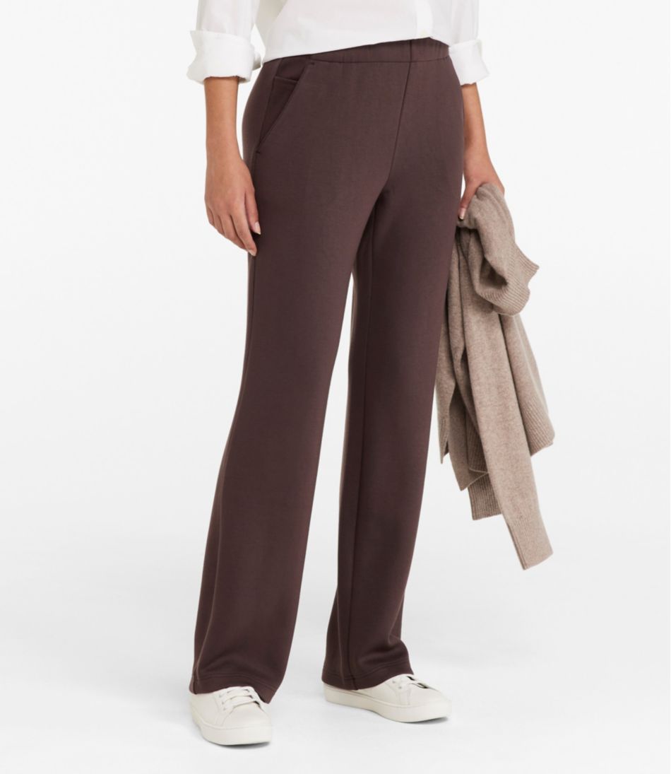 Women's CloudSoft Pants, Mid-Rise Straight-Leg / L.L.Bean