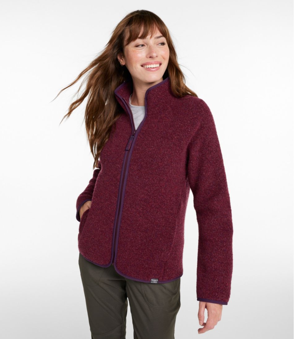 Women's All Season Wool Fleece Full-Zip Jacket / L.L.Bean