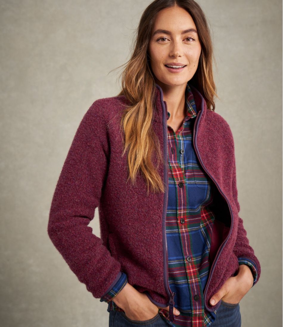 Women's All Season Wool Fleece Full-Zip Jacket / L.L.Bean