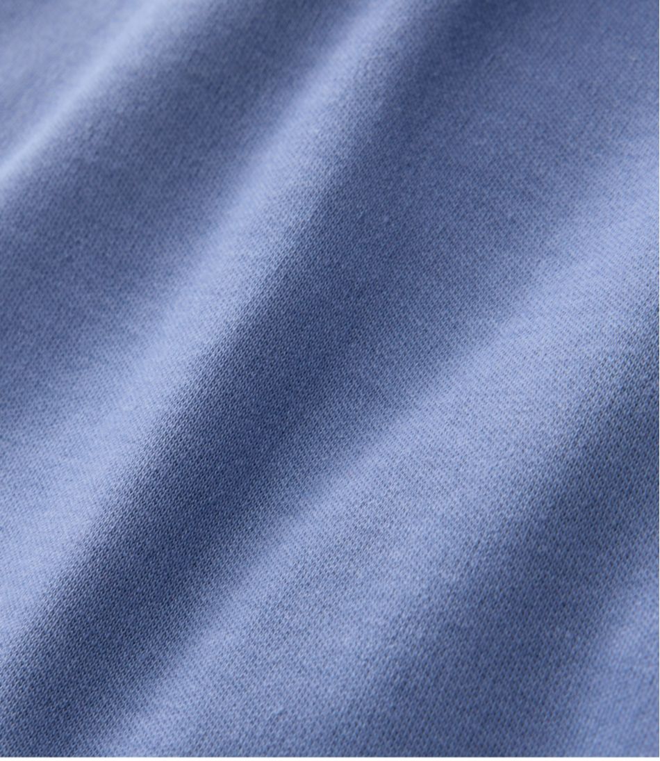 Women's Pima Cotton Tee, Long-Sleeve Crewneck Cardigan / L.L.Bean