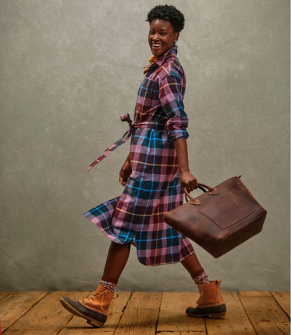 Women's Signature Camp Flannel Midi Dress / L.L.Bean