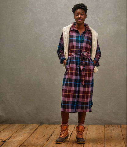 Women's Signature Camp Flannel Midi Dress / L.L.Bean