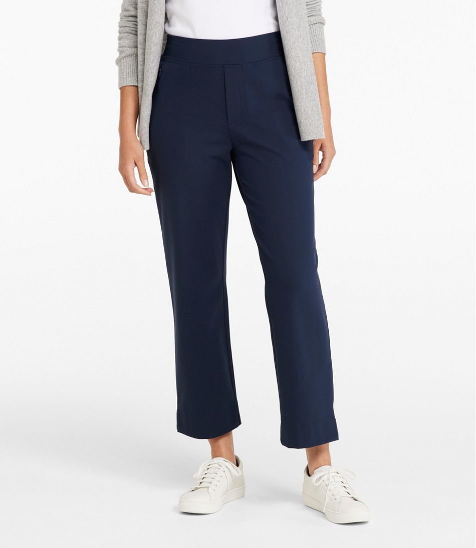 Women's Go-Anywhere Pants, High-Rise Straight-Leg Ankle / L.L.Bean