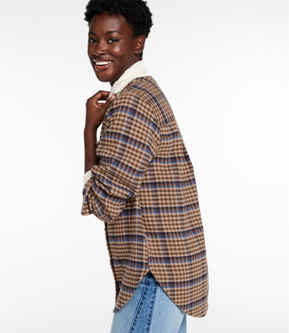 Women's Signature 1933 Collarless Chamois Tunic, Plaid / L.L.Bean