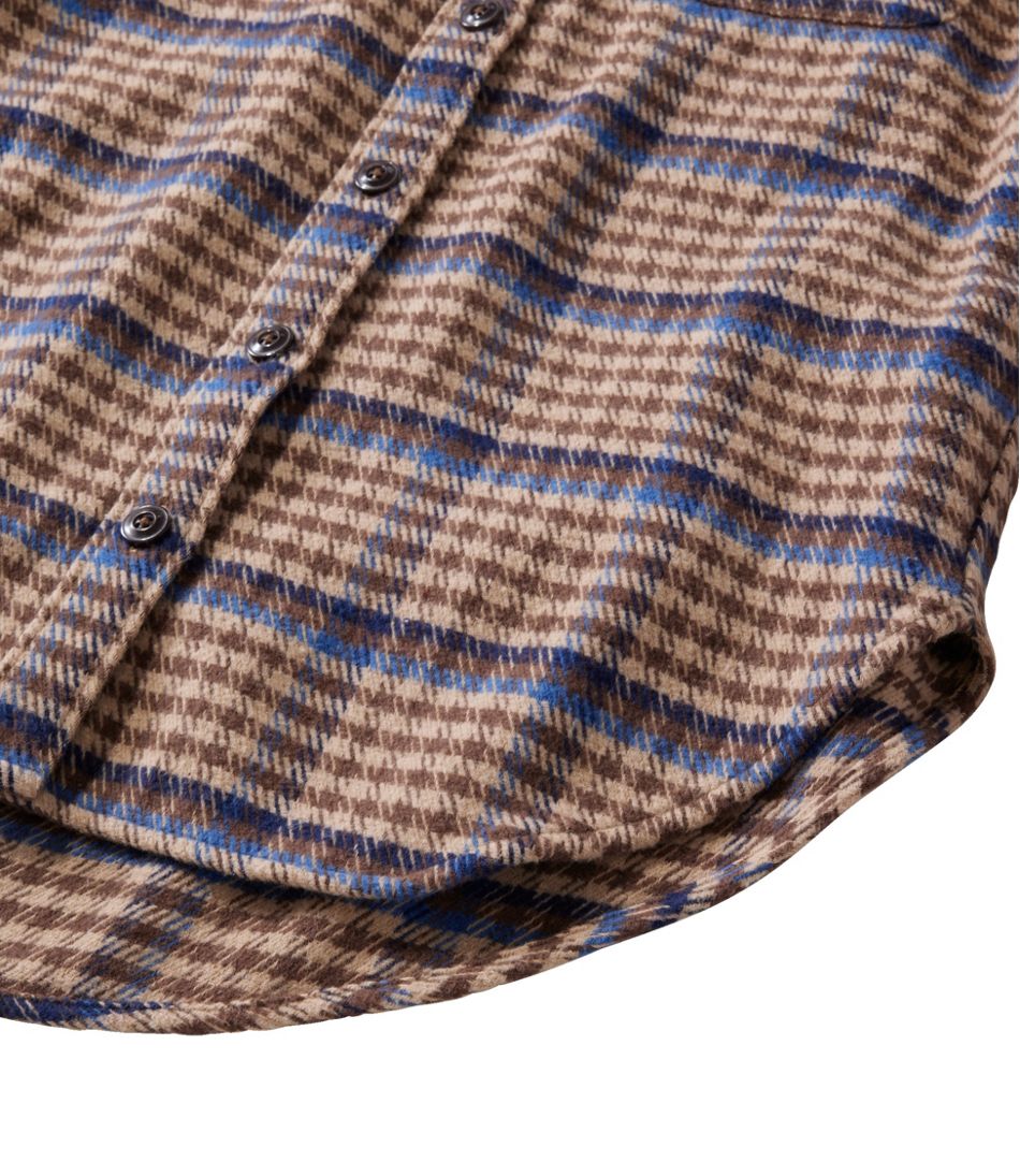 Women's Signature 1933 Collarless Chamois Tunic, Plaid / L.L.Bean
