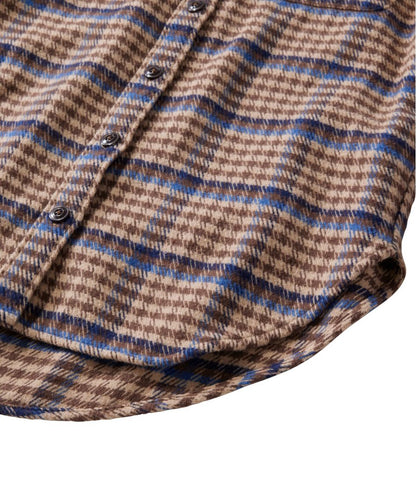Women's Signature 1933 Collarless Chamois Tunic, Plaid / L.L.Bean
