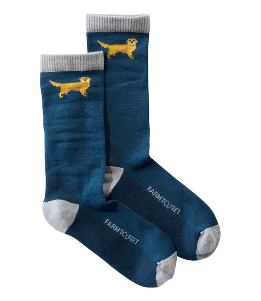 Adults' Farm to Feet Dog Collection Crew Socks / L.L.Bean