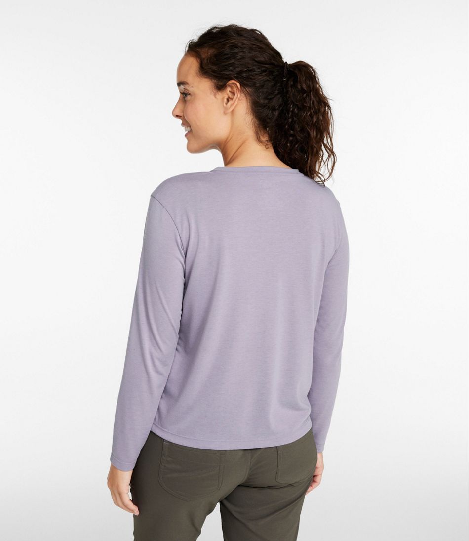 Women's Vista Camp V-Neck Pocket Tee, Long-Sleeve / L.L.Bean