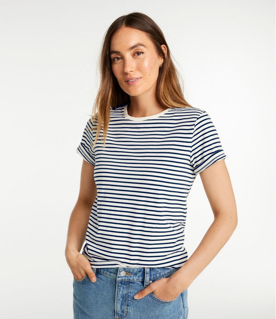 Women's Signature Premium Essential Tee, Short-Sleeve Novelty / L.L.Bean