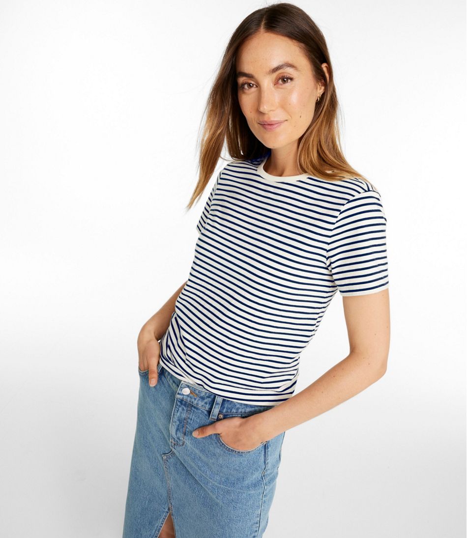 Women's Signature Premium Essential Tee, Short-Sleeve Novelty / L.L.Bean