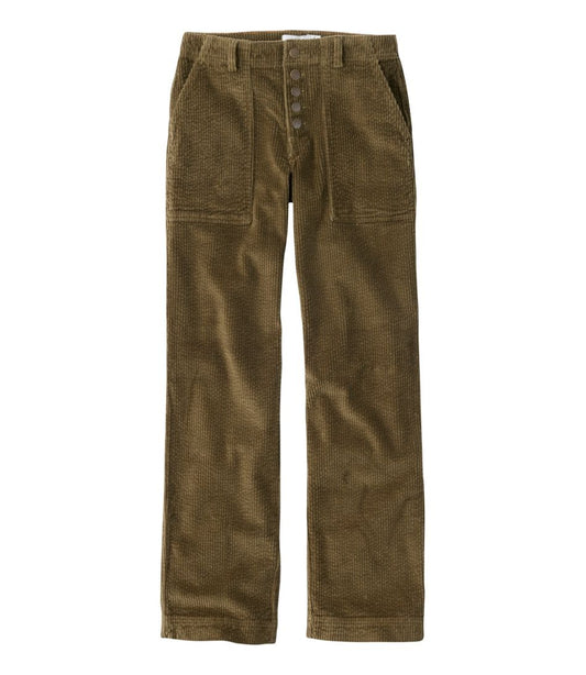 Women's Signature Utility Corduroy Pants, Mid-Rise Straight-Leg / L.L.Bean