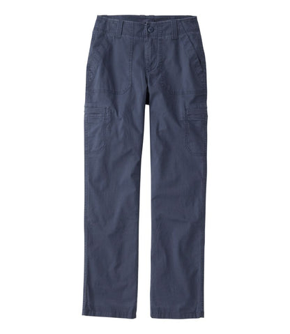 Women's 207 Vintage Cotton Canvas Pants, Mid-Rise Straight-Leg Cargo Lined / L.L.Bean