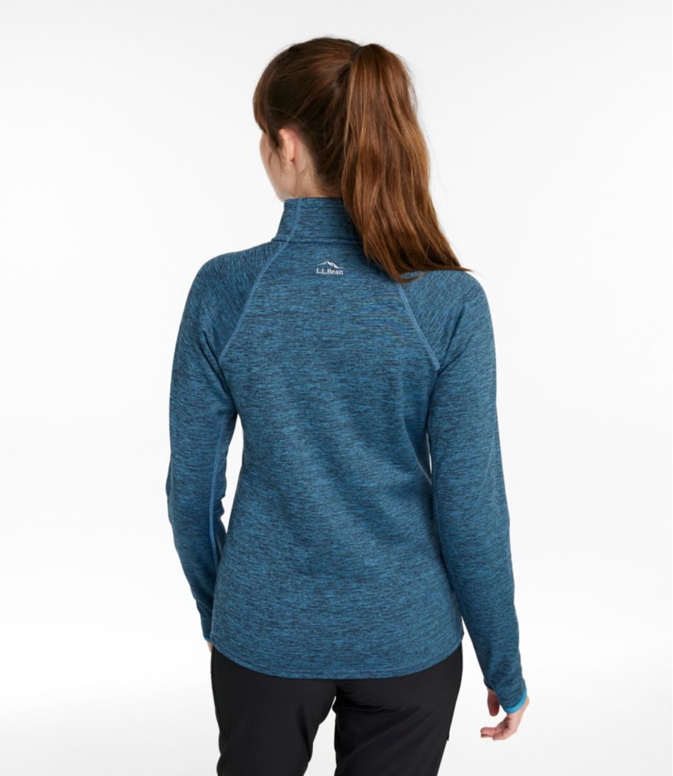 Women's Primaloft ThermaStretch Fleece 1/4 Zip Pullover / L.L.Bean