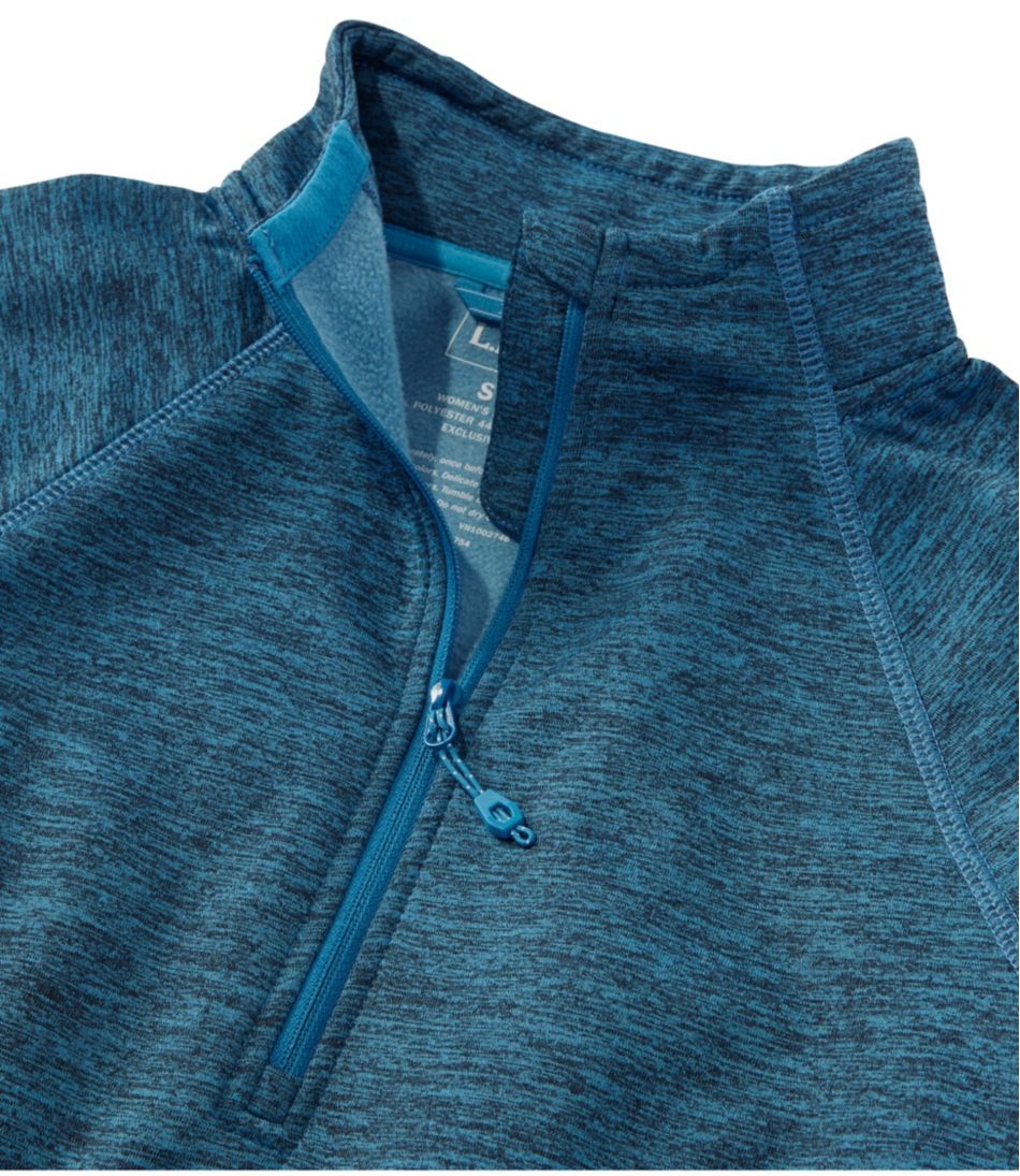 Women's Primaloft ThermaStretch Fleece 1/4 Zip Pullover / L.L.Bean