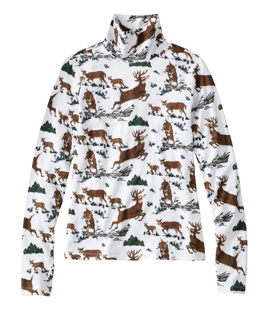 Women's Signature Lightweight Cotton Turtleneck, Novelty / L.L.Bean