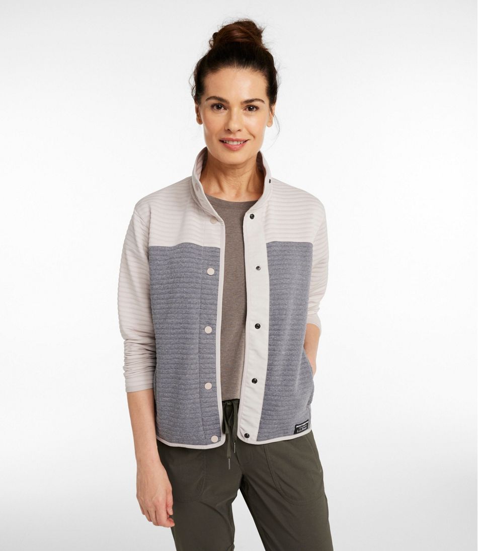 Women's Airlight Snap Front Jacket, Colorblock / L.L.Bean