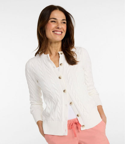 Women's The Original Double L® Sweater, Cable Cardigan / L.L.Bean