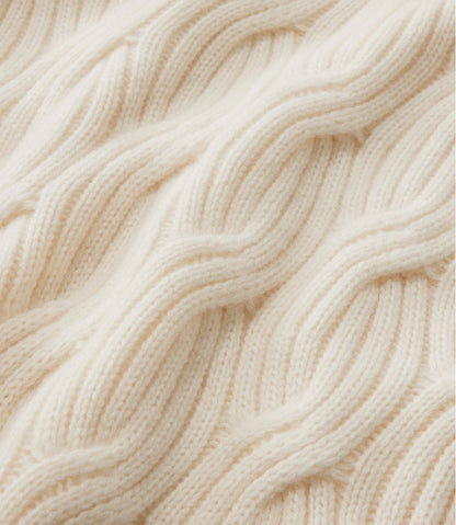 Women's Signature Premium Cashmere Cable Sweaters, Mockneck / L.L.Bean
