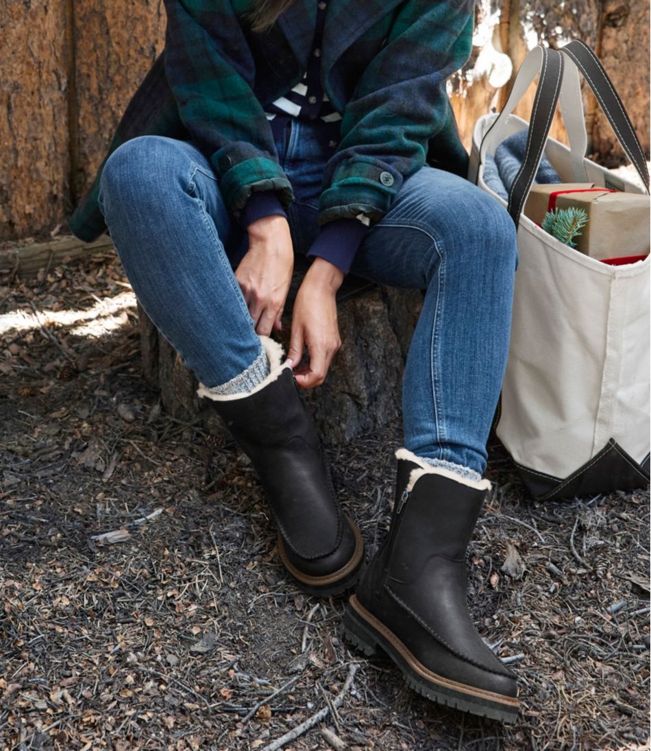 Women's Camden Hill Moto Boots / L.L.Bean