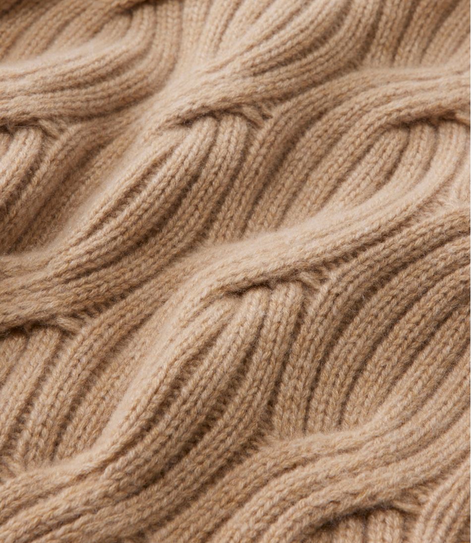 Women's Signature Premium Cashmere Cable Sweater, Crewneck / L.L.Bean