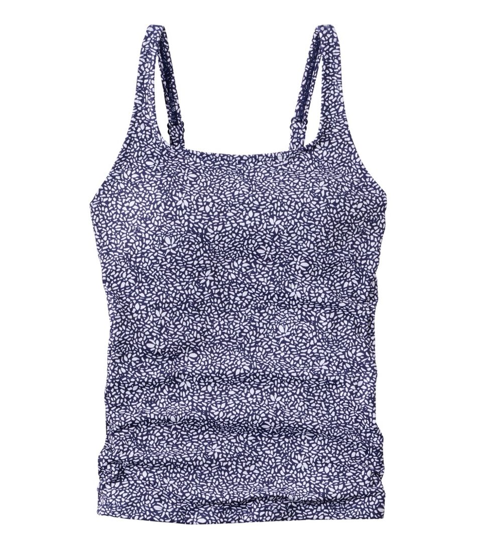 Women's Coastal Essential Scoop Tankini Top, Print / L.L.Bean