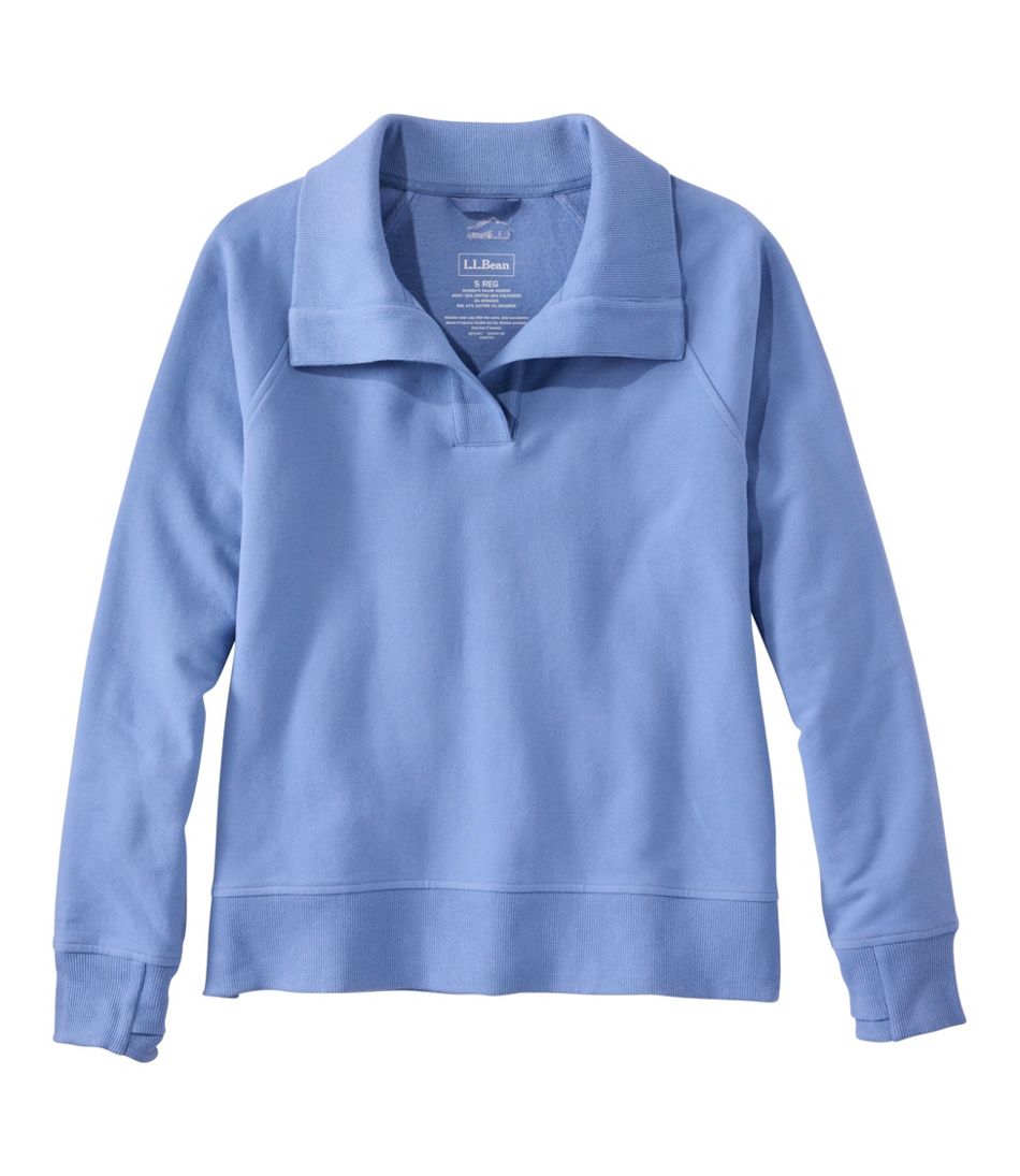 Women's Bean's Cozy Splitneck Pullover Sweatshirt / L.L.Bean